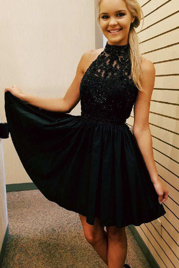 black homecoming dress
